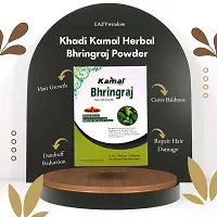 Khadi Kamal Herbal Henna Powder Pouch + Indigo Powder + Bhringraj Powder Hair Color  Hair Care for Man and Women, 100% Natural By LAZYwindow-thumb3