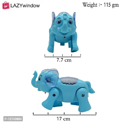 LAZYwindow Premium High Quality Clever Elephent Battery Operated Walking Elephant Funny With Light  Sound Kids-thumb5