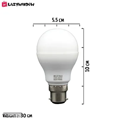 LAZYwindow 9 Watt LED Bulb (Cool Day White) - Pack of 4-thumb4