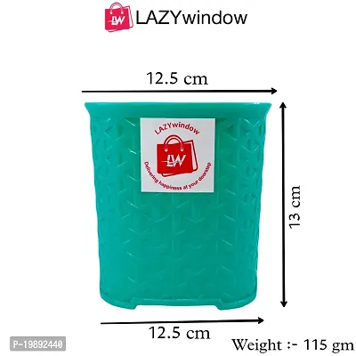 LAZYwindow Plastic Compartment Utensils Holder / Desk Organiser for Multipurpose Combo Pack (Multicolor)-thumb5
