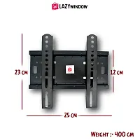 LAZYwindow Premium LED/LCD/T.V Wall Mount Iron Stand for 14 inch to 32 inch LCD  LED TV Fixed TV Mount (Black)-thumb4