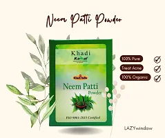 Khadi Kamal Herbal 100% Pure Natural  Organic Neem Patti Powder For Man And Women Hair Growth 100g By LAZYwindow-thumb1