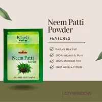 Khadi Kamal Herbal 100% Pure Natural  Organic Neem Patti Powder For Man And Women Hair Growth 100g By LAZYwindow-thumb3