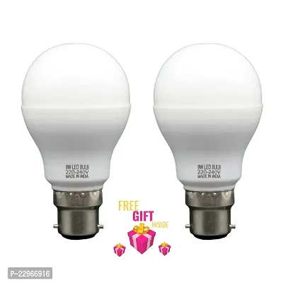 LAZYwindow 9 Watt LED Bulb (Cool Day White) - Pack of 2+Surprise Gift-thumb0