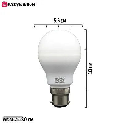LAZYwindow 9 Watt LED Bulb (Cool Day White) - Pack of 15+Surprise Gift-thumb5