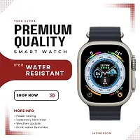 LAZYwindow Premium Quality Smart Watch T800 Ultra 1.99 Infinite Display (Black Strap)-thumb2