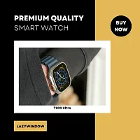LAZYwindow Premium Quality Smart Watch T800 Ultra 1.99 Infinite Display (Black Strap)-thumb4