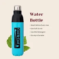 Stylish Plastic Insulated Water Bottle 1000 ml Pack of 5-thumb4