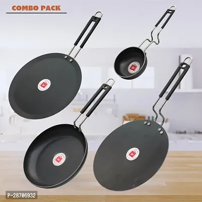 Traditional Iron Deep Cookware Utensil Combo-thumb0