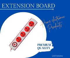LAZYwindow Premium Extension Board 4+1 Round Switch with 230cm Wire Length-thumb1