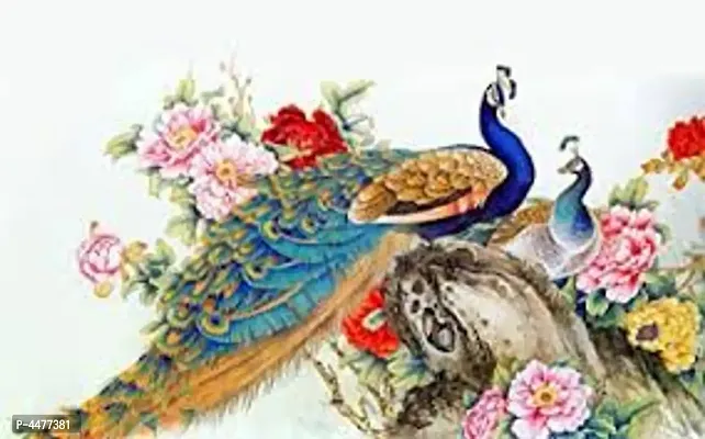 8 pcs Wall Stickers3d wall stickers birds peacock (set of 2)-thumb2