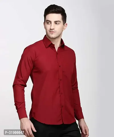 Stylish Cotton Blend Casual Shirt for Men-thumb0