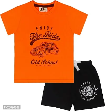 Classic Cotton Printed Clothing Set For Kids