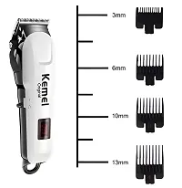 Kemei KM-809A Professional Design Perfect Shaver Hair Clipper and Trimm Trimmer 80 min Runtime 4 Length Settings  (Multicolor)-thumb3