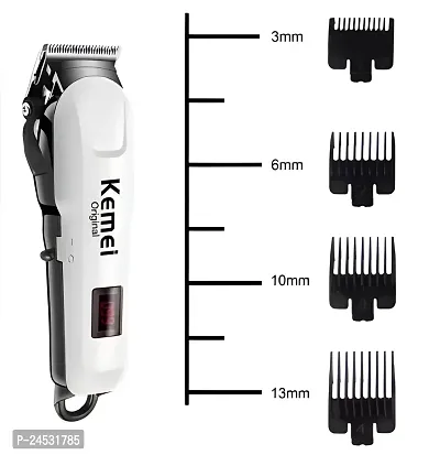 Kemei KM-809A Professional Design Perfect Shaver Hair Clipper and Trimm Trimmer 80 min Runtime 4 Length Settings  (Multicolor)-thumb4