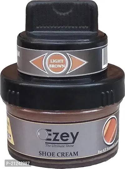 Leather Shoe Cream Light Brown Leather, Synthetic Leather, Patent Leather Shoe Cream (Multicolor)