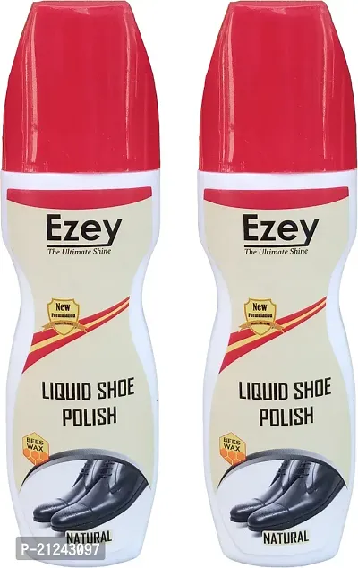 Liquid Shoe Polish (Set Of 2 Pcs) Natural Synthetic Leather, Leather, Patent Leather Shoe Liquid Polish (Natural)