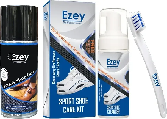 Best Quality Ezey Sport Shoe Care Kit-Foot  Shoe Deo Shoe Care Kit (300 Ml, Multicolor)-thumb0