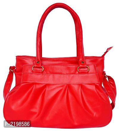 Red Solid Trendy Shoulder Bag-thumb0