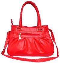 Red Solid Trendy Shoulder Bag-thumb1