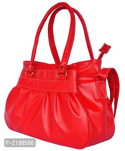 Red Solid Trendy Shoulder Bag-thumb3