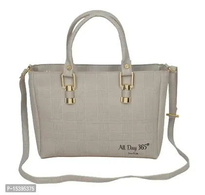 ALL DAY 365 Stylish Women Sling Bag - Regular Size PU Travel Detachable Sling Bags/Office Sling Bag For Women (Grey)-thumb0