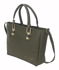 ALL DAY 365 Stylish Women Sling Bag - Regular Size PU Travel Detachable Sling Bags/Office Sling Bag For Women (Green)-thumb2