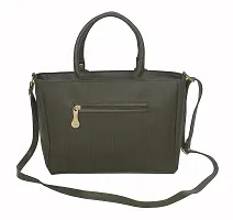 ALL DAY 365 Stylish Women Sling Bag - Regular Size PU Travel Detachable Sling Bags/Office Sling Bag For Women (Green)-thumb1