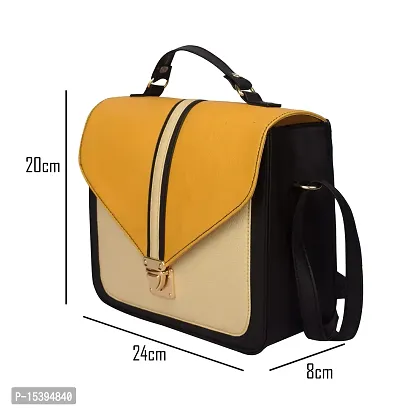 Sling Bag For Women (Yellow)-thumb3