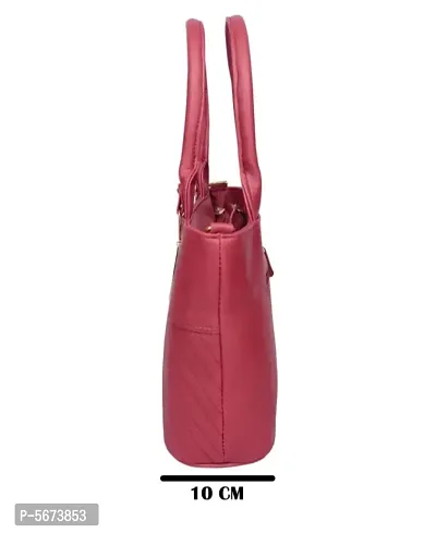 Women Leatherette Hand-held Bag-thumb2