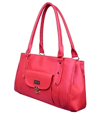 Women Red Handheld Bag-thumb1