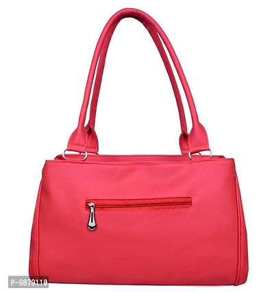 Women Red Handheld Bag-thumb3