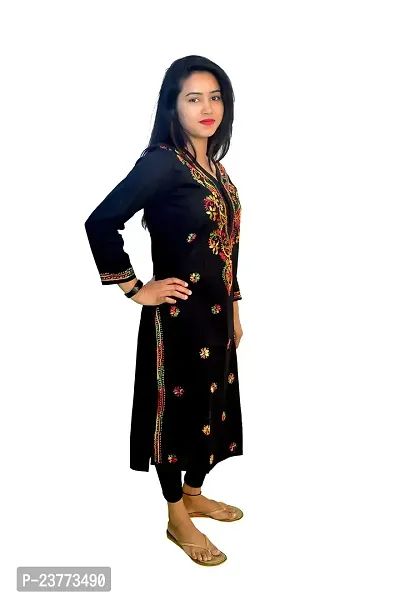 KASHIFA COLLECTION LUCKNOW'S CHIKANKARI COTTON KURTI FOR WOMEN'S