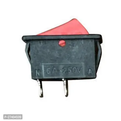 2 Pin Dpdt Black Button On/Off Rocker Switch Ac 250V/15A 125V/20A Rocker Switch 15 A One Way Electrical Switch