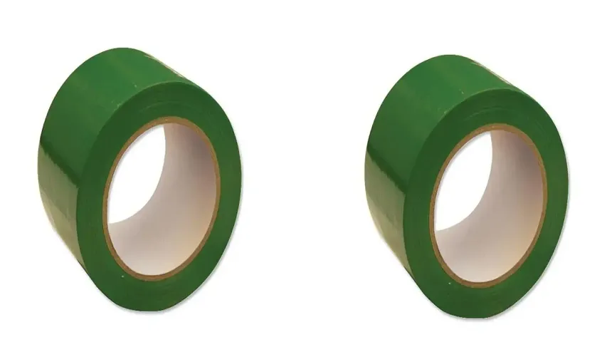 48 MM x 25 Meter Self Adhesive Green Floor Marking Tape(pack of 2)