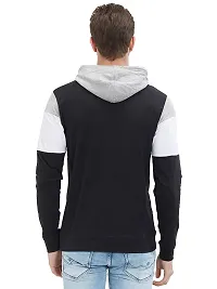 LEWEL Men's Cotton Hooded Sweatshirt-thumb2