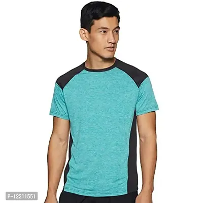 Modern Monkey Men's Regular Fit T-Shirt (AW21-2COLOUR-BBLUE-L_Dark Grey & Black_Large)