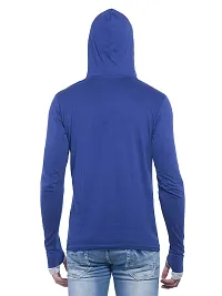 LEWEL Men's Regular Fit T-Shirt (5TRNXL_Blue_X-Large)-thumb2