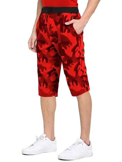 LEWEL Men's Three Fourth Shorts - 3/4 - (Large)