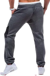 LEWEL Men's Slim Fit Joggers (17CMBXXL_Grey_XX-Large)-thumb1