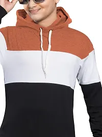 LEWEL Boys Cotton Hooded Neck Hoodie (K152-HOOD-RUSTWB-11to12_Rust Brown, White, Black_11 Years-12 Years)-thumb3