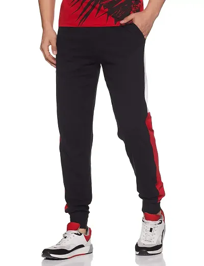 Men Solid Lycra Track Pants