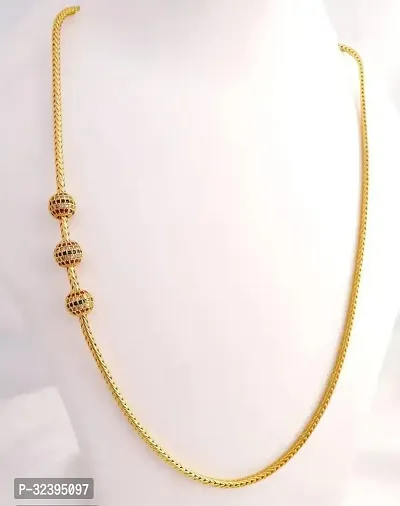 Stylish Golden Alloy Chains For Women-thumb0