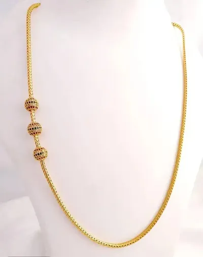 Elegant Mugappu Chain 24 Inch Mop Chain for Women