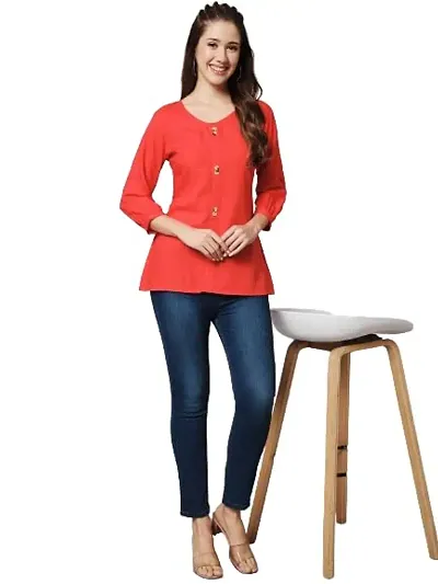 Meeranshi LIVING Red- A-line Top