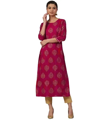 Meeranshi LIVINGPink Tie Dye Straight Kurta