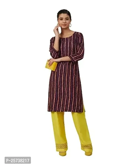 Meeranshi LIVINGBrown Printed Mirror Work Kurta