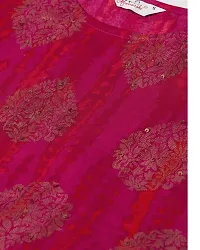 Meeranshi LIVINGPink Tie Dye Straight Kurta-thumb2