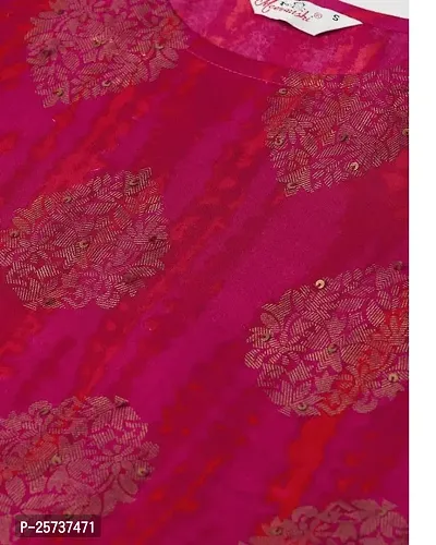 Meeranshi LIVINGPink Tie Dye Straight Kurta-thumb3