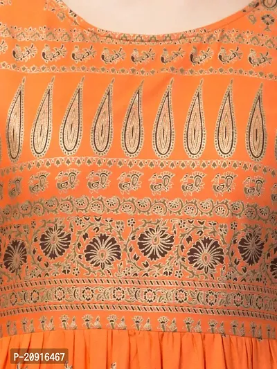 Ivaani Women's Floral Print A-line Full Length Maxi Dress-thumb5